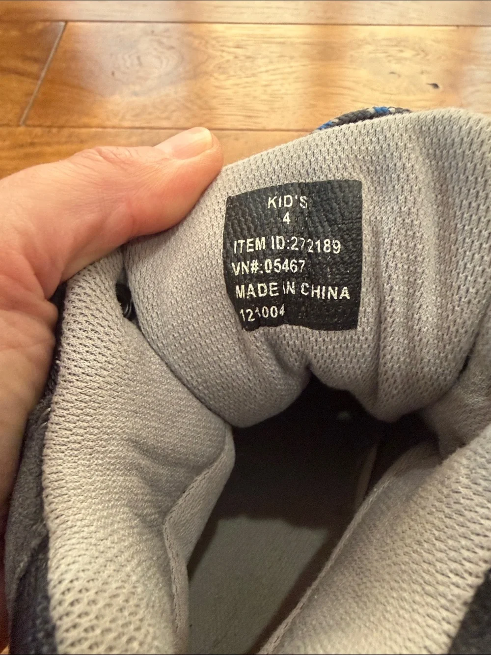 L.L. Bean Kids' Black and Gray Trail Hiking Boots